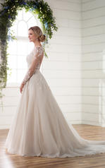 D2253 Ivory Tulle over Ivory Royal Organza with Java Tul detail