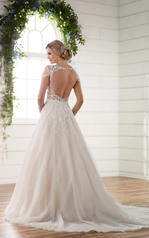D2253 Ivory Tulle over Ivory Royal Organza with Java Tul back