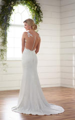 D2269 Ivory Gown with Ivory Tulle Illusion back