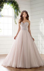 D2272 Ivory Lace on Moscato Gown front