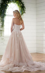 D2275 Ivory Lace on Moscato Gown back