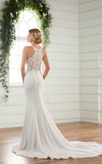 D2326 Ivory Gown with Java Tulle Illusion back