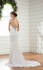 D2357 Ivory Gown with Ivory Tulle Illusion back