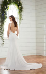 D2378 Ivory Gown with Java Tulle Illusion back