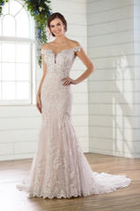 D2641 Ivory Lace/Tulle/Ivory Imperial Crepe/Ivory Tulle  front