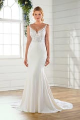 D2679 Ivory Gown/Ivory Tulle Illusion front