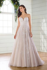 D2698 Soft Organza/Tulle/Ivory Gown/Ivory Tulle Illusion front