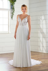 D2741 Ivory Gown/Ivory Tulle Illusion front