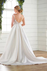D2798 Ivory Gown/Sheer Ivory Bodice/Ivory Tulle Illusion back