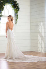 D2835 (iv-iv)ivory Gown With Ivory Tulle Illusionfffaf2 back