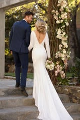 D2972-CL (iv-iv)ivory Gown With Ivory Tulle Illusionfffaf2 back