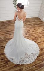 D2332 Ivory Gown With Ivory Tulle Illusion back