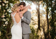 D2342 Ivory Gown With Ivory Tulle Illusion detail
