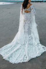 Kenzo N(iviv-mo)ivory Lace And Tulle Over Ivory Gown Nwi back