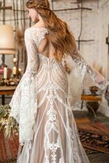 Lenox Ivory Lace And Tulle Over Hazelnut Slip Dress detail
