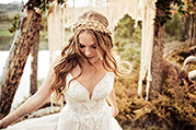 Marly Ivory Lace And French Tulle Over Ivory Gown With I detail