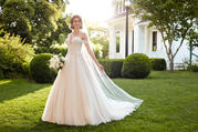 941 Ivory Tulle Illusion front