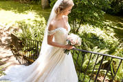 955 Ivory Lace And Tulle Over Ivory Gown front
