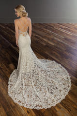 959 Ivory Lace Over Ivory Imperial Crepe With Ivory Tu back