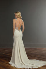 964 Silk Natural Belle Contour Crepe With Ivory Tulle  back