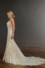 967 Ivory Lace And Tulle Over Honey Gown With Ivory Tu front