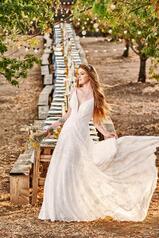 Regan Ivory Gown With Ivory Tulle Plunge back