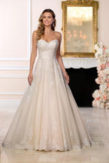 6563 Tulle And Moscato Royal Organza Over Ivory Gown front