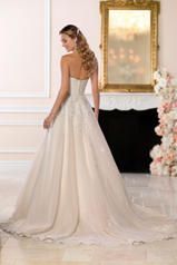 6563 Tulle And Moscato Royal Organza Over Ivory Gown back