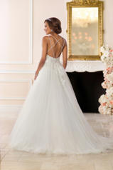 6583 Ivory Gown With Ivory Tulle Illusion back