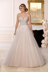 6598 Moscato And Ivory Tulle Over Moscato Gown front