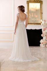 6628 Ivory Lace And French Tulle Over Moscato Gown With back