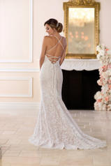 6655 Ivory Lace Over Moscato Gown back