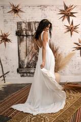 Tess Ivory Gown With Ivory Tulle Plunge back