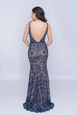 2227 Navy/Nude back