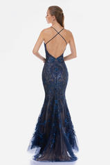 3164 Navy/Nude back