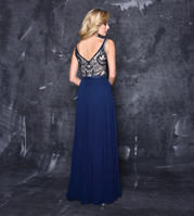 4114 Navy/Nude back