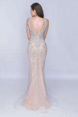 8163 Silver/Nude back