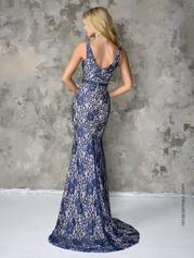 9065 Navy/Nude back