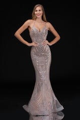 8175 Silver/Nude front