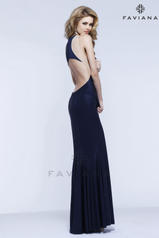 7182 Navy/Nude back