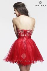 7434 Red/Nude back