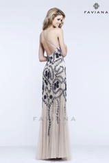 S7381 Nude/Navy back