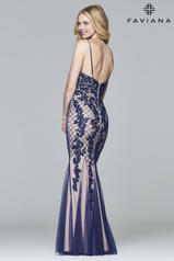 S7969 Navy/Nude back