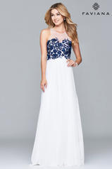 S7997 Ivory/Navy front
