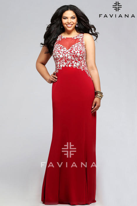 Faviana Plus sizes prom 9385