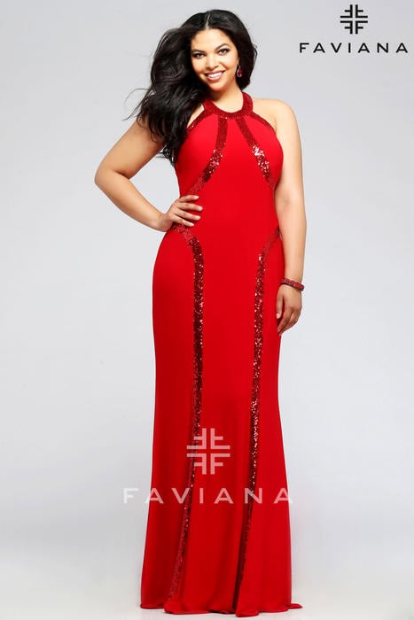 Faviana Plus sizes prom 9390
