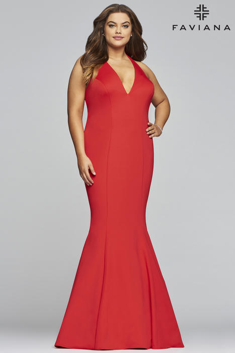 Faviana Curve Plus Size Dress 9454