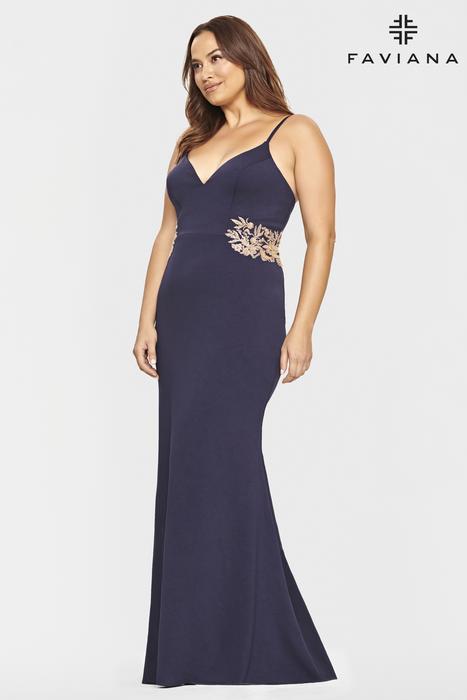 Faviana Curve Plus Size Dress 9540