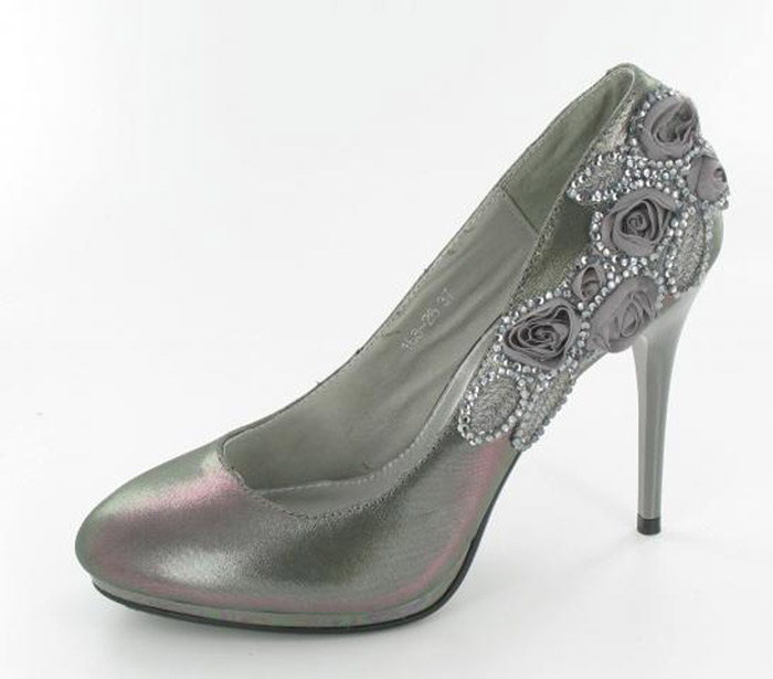 Helen's Heart Formal Shoes FS-168-26_Grey 