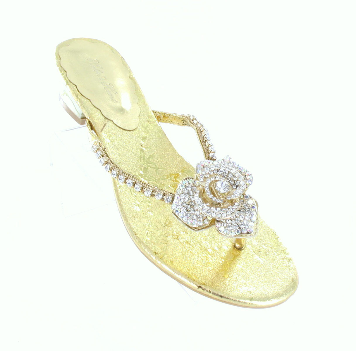 Helen's Heart Formal Shoes FS-3238-3_Gold_Clear 
